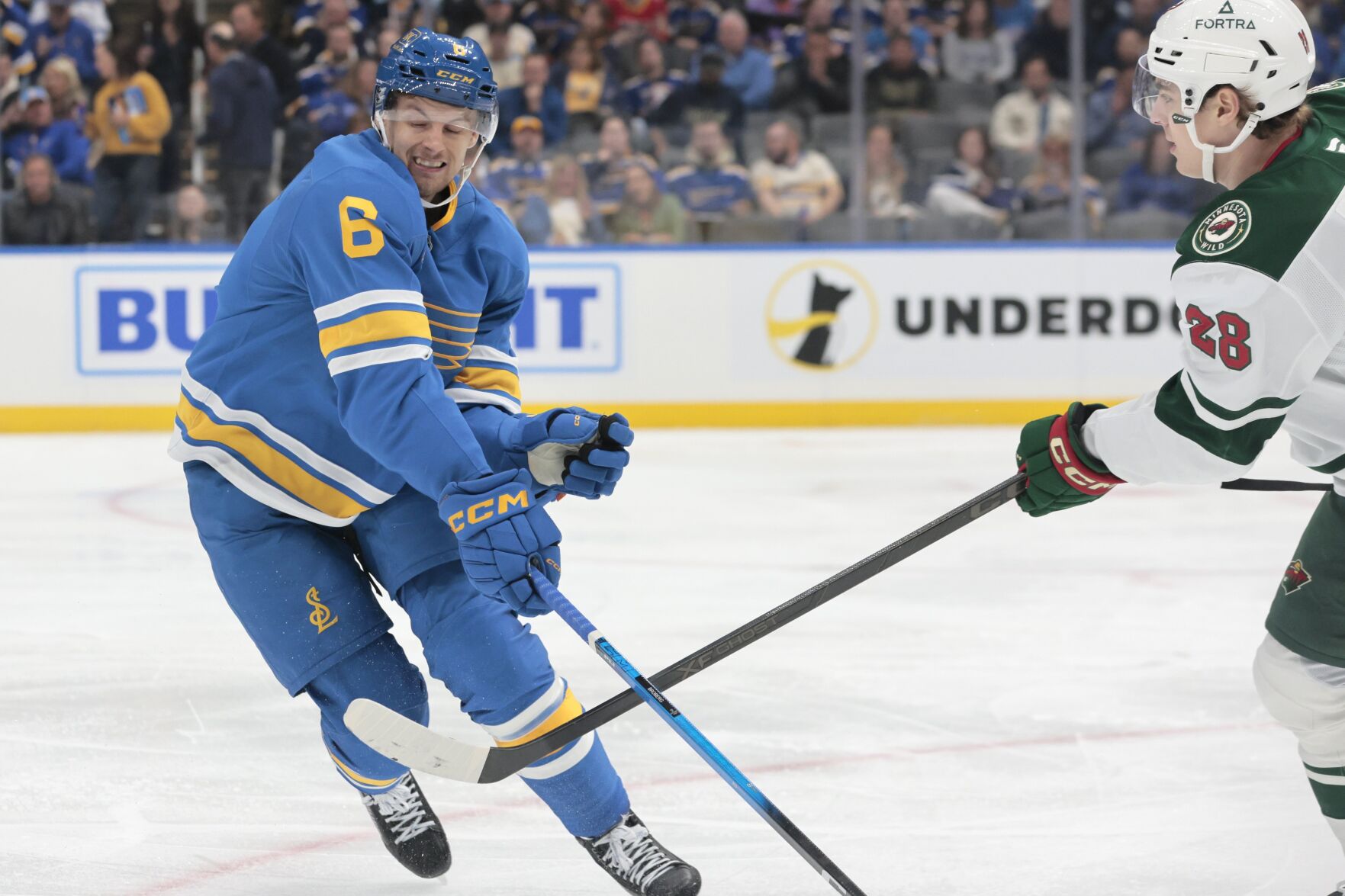 The ×îÐÂÐÓ°ÉÔ´´ Blues host the Minnesota Wild in the Blues season opener